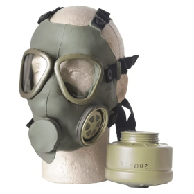Serbian M1 Gas Mask - Olive Drab