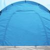 Camping Tent 6 Persons Blue and Light Blue